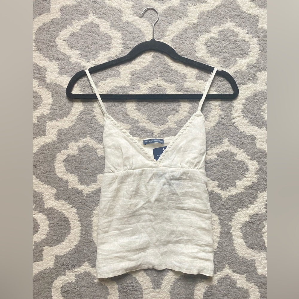 Brandy Melville Linen Tank